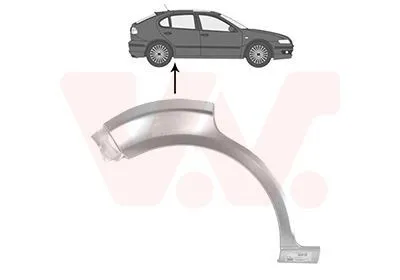 Produktbild von VAN WEZEL Seitenwand Reparaturblech für SEAT Leon Schrägheck (1P1)
