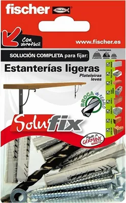 Produktbild von Befestigungssatz Fischer Solufix 502685 Regale 37 Stücke