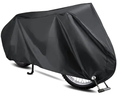 Image de Housse de moto imperméable - Housse de protection extérieure - 200 x 70 x 110 cm - Résistant aux intempéries