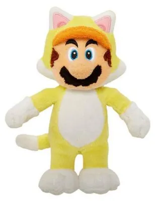 Produktbild von Together Plus – Super Mario 3D Land – Katzen-Mario – Plüschtier 24 cm