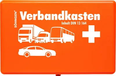 Produktbild von Söhngen KFZ-Verbandkasten mit Füllung Standard DIN 13164 Box für ihr Auto