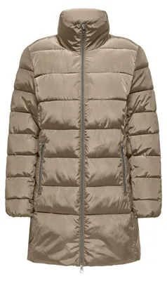 Produktbild von ONLY Damen ONLNEWLINA Puffer Zip Coat OTW KTA Steppjacke, Beige, S