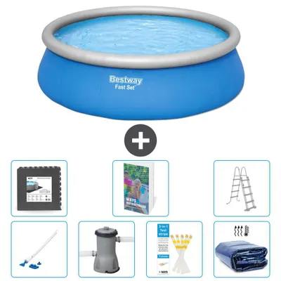 Produktbild von Bestway Fast Set Rund - 457x122 cm - 8-teilig  S489
