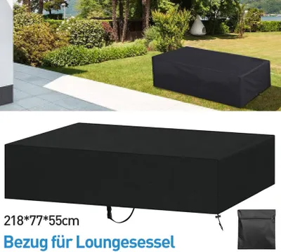 Immagine prodotto di Copriletto da giardino, telo di copertura per lettino da giardino, 218 × 77 × 55 cm