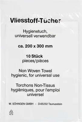 Immagine prodotto di SÖHNGEN® 1005006 Salvietta igienica - 20 x 30 cm, 10 pezzi