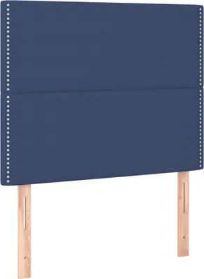 Obrázok produktu pre vidaXL Čelo postele modré 90x5x118/128 cm látka