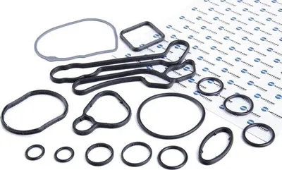 Produktbild von DR.MOTOR AUTOMOTIVE Dichtungssatz Ölkühler DRM0294S für OPEL Corsa D Schrägheck (S07)