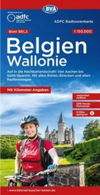 Produktbild von BVA ADFC Radtourenkarte Belgien Wallonie 1:150.000