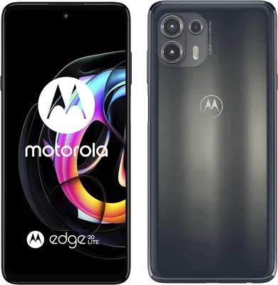 Produktbild von Motorola edge 20 Lite, 17 cm (6.7"), 8 GB, 128 GB, 108 MP, Android 11, Graphit