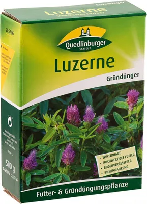 Produktbild von Luzerne 500 g | Gründünger von Quedlinburger