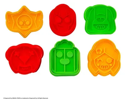 Produktbild von BRAWL STARS Kulinarikstempel, 6 Stück