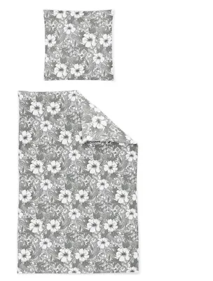 Produktbild von Irisette Mako-Satin Bettwäsche-Garnitur Donna Sky 8459 Farbe grün-30 Größe 135x200 + 80x80 cm