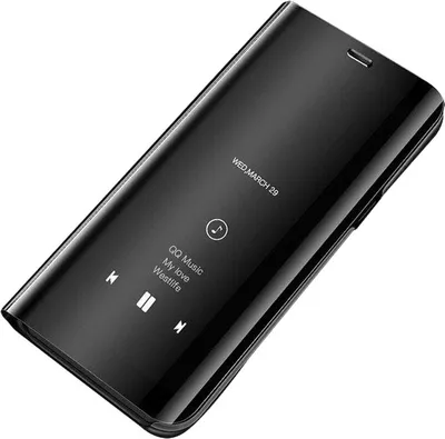 Obrázok produktu pre Smart View Mirror Smart Cover Case Case for XIAOMI REDMI NOTE 9 PRO MAX Protective Cover Case Protection Clear Black