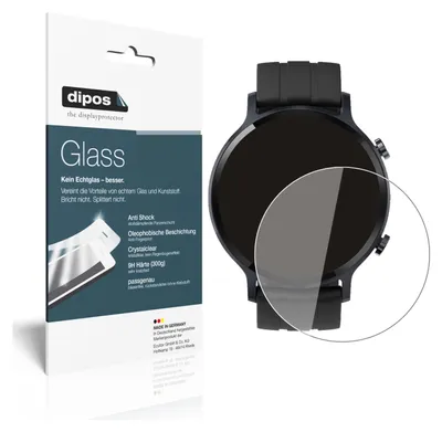 Zdjęcie produktu dla 2x folia ochronna do Oppo Realme Watch S - folia antywstrząsowa 9H z plastikowego szkła dipos Glass