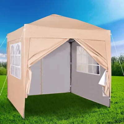 Productafbeelding van Waterdicht pop-up paviljoen 2 x 2 m met zijwanden voor feesten en evenementen