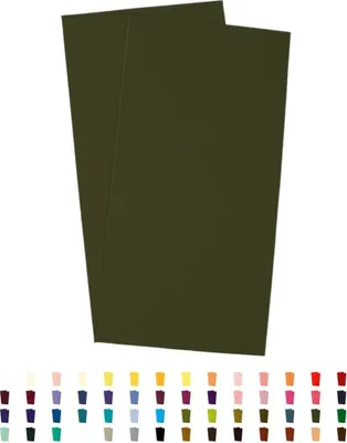 Produktbild von Sandras-Bastelladen Kerzen Verzierwachsplatten 2er Set - 200 x 100 x 0,5mm Laubgrün