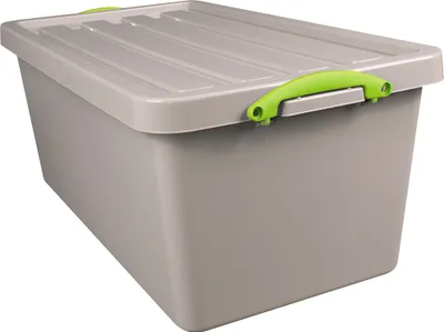 Image de Really Useful Box Boîte de rangement 82RDG 82l emboîtable grise