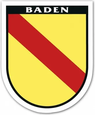 Produktbild von PVC-Aufkleber PKW Sticker - BADEN - 301520-2 - Gr. ca. 8 x 6,5cm