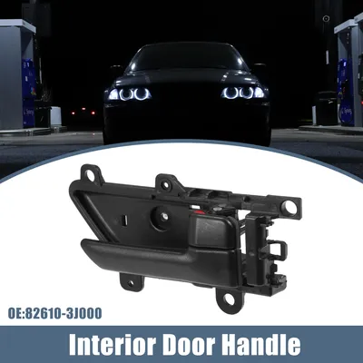 Image de Avant Droit Côté Intérieur Porte Poignée pour Hyundai - 1pcs Noir