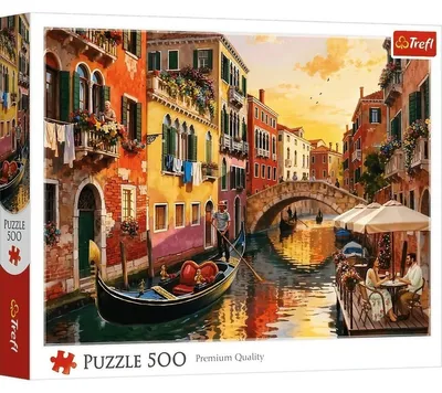 Obrázok produktu pre Puzzle 500 Wenecja o zachodzie słońca 37556