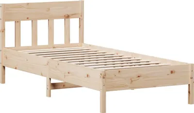Immagine prodotto di vidaXL Letto in legno massiccio senza materasso 90x190 cm in legno di pino