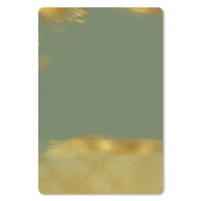 Produktbild von MuchoWow® Mauspad Mousepad Muster - Grün - Farbe - Gold 18x27 cm - Mousepads - Maus Mat - Pad - Mausunterlage