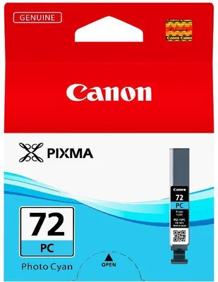 Produktbild von Canon PGI-72PC Tinte Foto-Cyan, Standardertrag, Foto zyan, Tinte auf Farbstoffbasis, 1 Stück(e), 351 Seiten