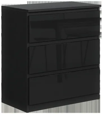 Image de raumhirsch : Commode pratique avec 3 tiroirs, idéale pour la chambre, le salon ou l'entrée