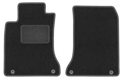 Immagine prodotto di Tappetini anteriori in moquette per Infiniti Q30 2015-2019 (hatchback) – 2 pezzi, grigio grafite, su misura – Wielganizator LUX