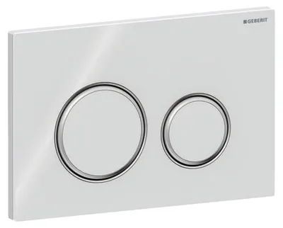 Immagine prodotto di Geberit Sigma50 plaques de déclenchement, pour rinçage à 2 quantités, couleur métal chromé, rond, 115.884.SI.1, 115.884.SI.1
