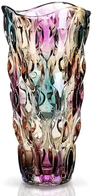 Immagine prodotto di Grande vaso di vetro, altezza 24 cm. Decorazione moderna