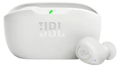 Zdjęcie produktu dla JBL Vibe Buds 2, True Wireless Stereo (TWS), 20 - 20000 Hz, Połączenia/Muzyka/Sport/Codzienność, 44 g, Zestaw słuchawkowy, Biały