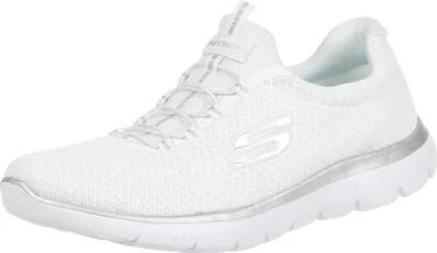 Produktbild von Skechers Summits - Weiß / Silber Polyester Größe: 38 Normal