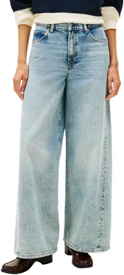Obrázek produktu pro Tommy Hilfiger, dámské džíny, model Glis 70's Wide Leg High Waist, modrá (Glis), velikost 31W