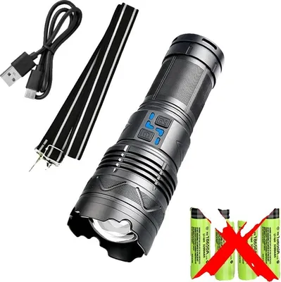 Immagine prodotto di Torcia elettrica, super luminosa 20000LM, lunga portata 1500 m, G500KLEIN senza batteria