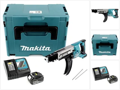 Zdjęcie produktu dla Wkrętarka akumulatorowa Makita DFR 750 RF1J 18 V 45–75 mm + 1x akumulator 3,0 Ah + ładowarka + Makpac