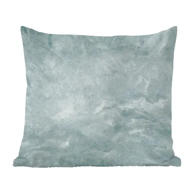 Produktbild von MuchoWow® Zierkissen Sofakissen Wohnzimmer Dekokissen 40x40 cm Hell - Weiß - Grau - Beton - Foto Kissen - Schlafzimmer Dekoration