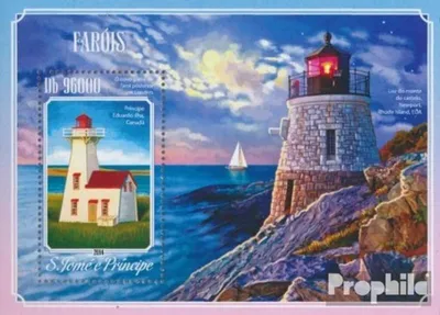 Produktbild von Briefmarken Sao Tome e Principe 2014 Mi Block 1039 (kompl. Ausgabe) postfrisch Leuchttürme