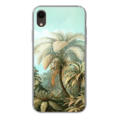 Produktbild von MuchoWow® Handyhülle Schutzhülle Hülle für iPhone XR Filicinae - Haeckel - Alte Meister Silikon Softcase Handy Hülle - Schutzdeckel