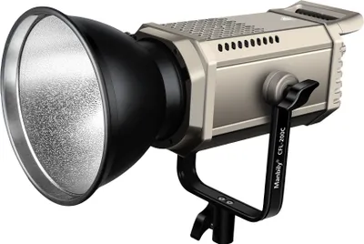 Produktbild von Manbily CFL-200C 200 W RGB-LED-Videolicht, Studio-Dauerlicht 3000 K šC 6500 K, Fotografie, RGB-COB-Licht, CRI97+, dimmbar, 17 FX-Effekte, APP-Steuerung, Bowens-Halterung fuer Live-Streaming, Portrait, Produkt-Hochzeitsfotografie