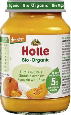 Obrázok produktu pre Glas – Dýňa Demeter s ryžou, 190 g, balenie 6 kusov