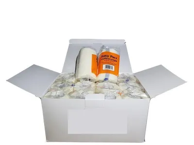 Produktbild von 12er Pack Weiße Easy Flex Haftbandage 100mm x 4500mm – atmungsaktiver, selbsthaftender Schutz für vielfältige Anwendungen