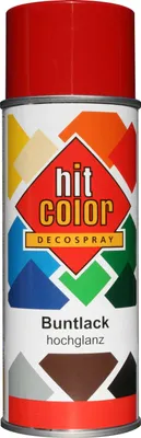 Produktbild von Belton Hitcolor Lackspray 400 ml lobsterrot hochglanz