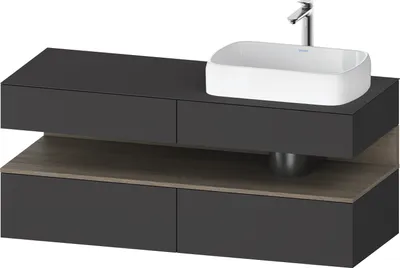 Produktbild von DURAVIT QA4766035490010 QAT KWTU WH Eck 1400x550x600 Gt Mt. H