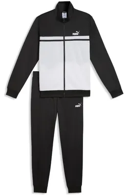 Produktbild von Puma Trainingsanzug Herren Poly Colorblock Suit, Größe:L, Farbe:Schwarz