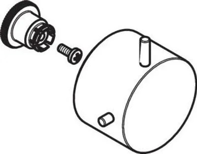 Zdjęcie produktu dla AXOR 10993000 Griff Axor Starck Quattro chrom