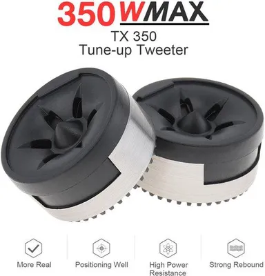 Zdjęcie produktu dla Uniwersalne, wysokowydajne miniaturowy głośnik kopułkowy o mocy 350 W