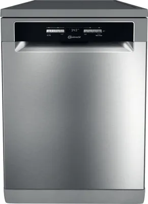 Produktbild von Bauknecht B0F D651A X, Freistehend, Standardgröße (60 cm), Edelstahl, Schwarz, 1,3 m, kalt, Heiß
