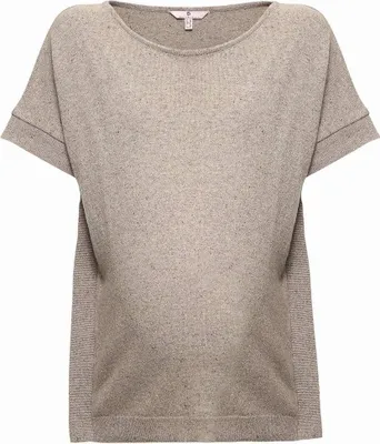 Produktbild von Bellybutton Umstandsbluse Beige, Kurzarm, Melange
