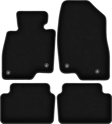 Immagine prodotto di Tappetini in velluto per Mazda 6 GJ III (2012-, station wagon) neri, set 4 pz, con fissaggi